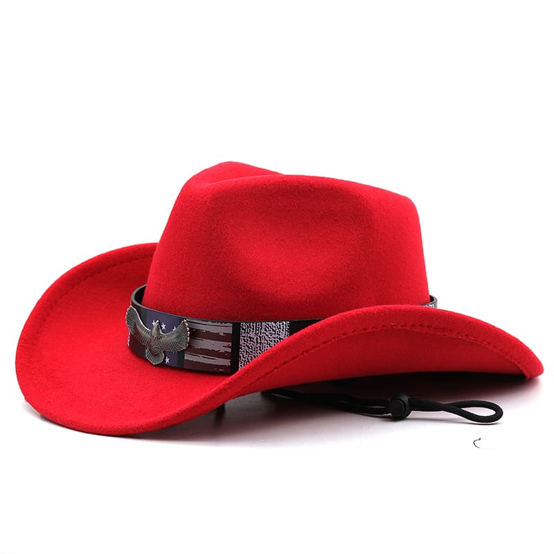 US Eagle Belt Cowboy Hat