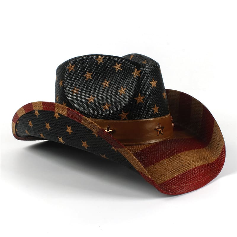 US Flag Cowboy Hat