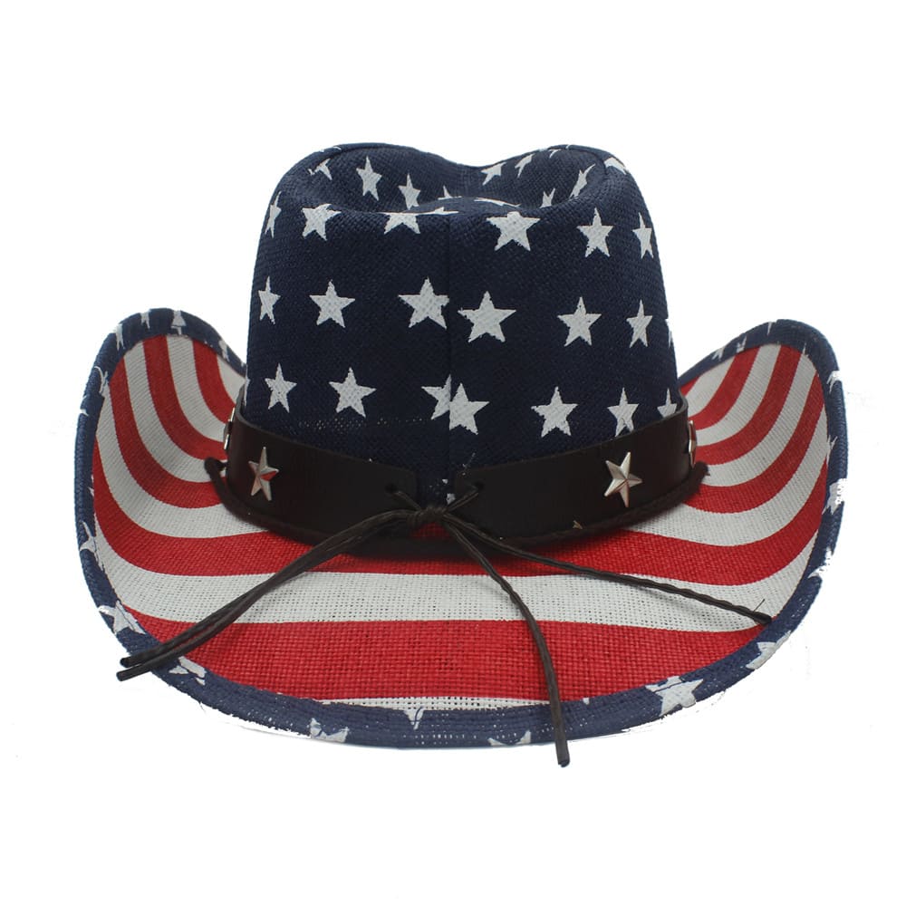 US Flag Cowboy Hat