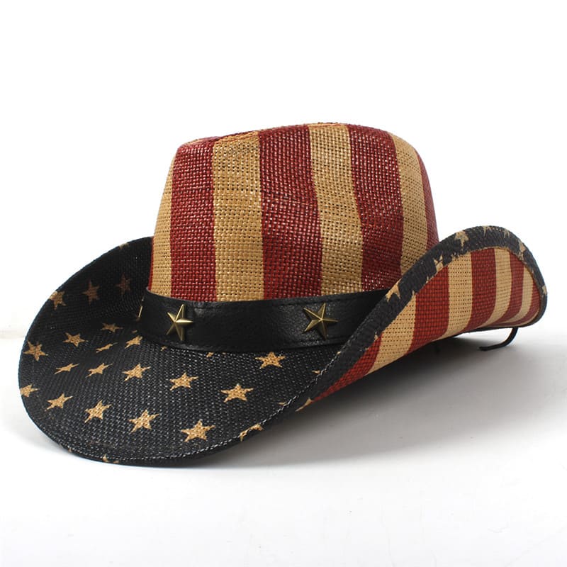 US Flag Cowboy Hat