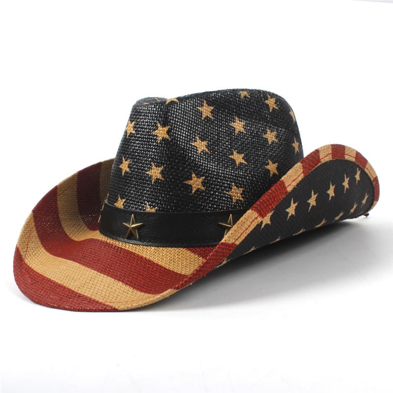 US Flag Cowboy Hat