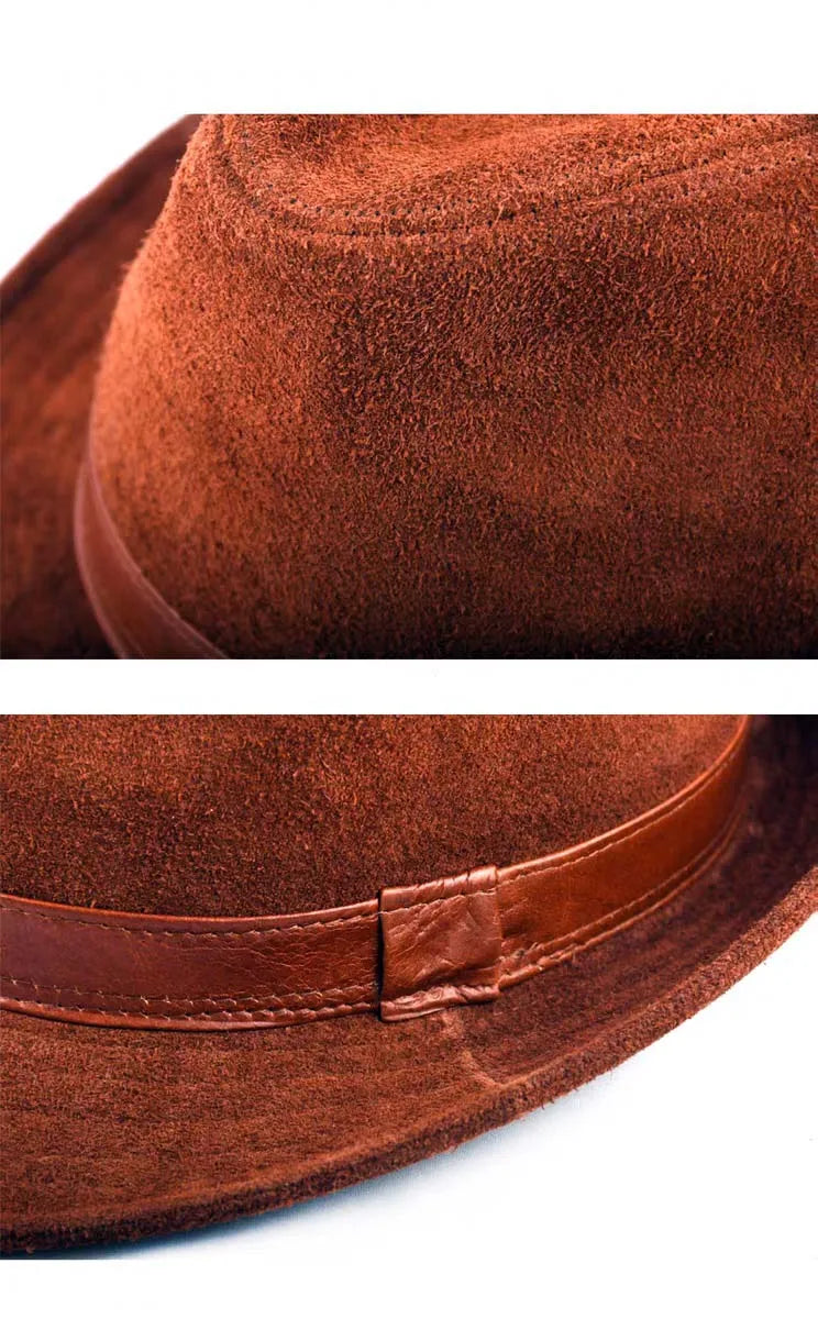 men-women-vintage-retro-jazz-fedora-headwear-pure-authentic-cowhide