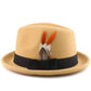 Wesley Feathers Wool Trilby Hat