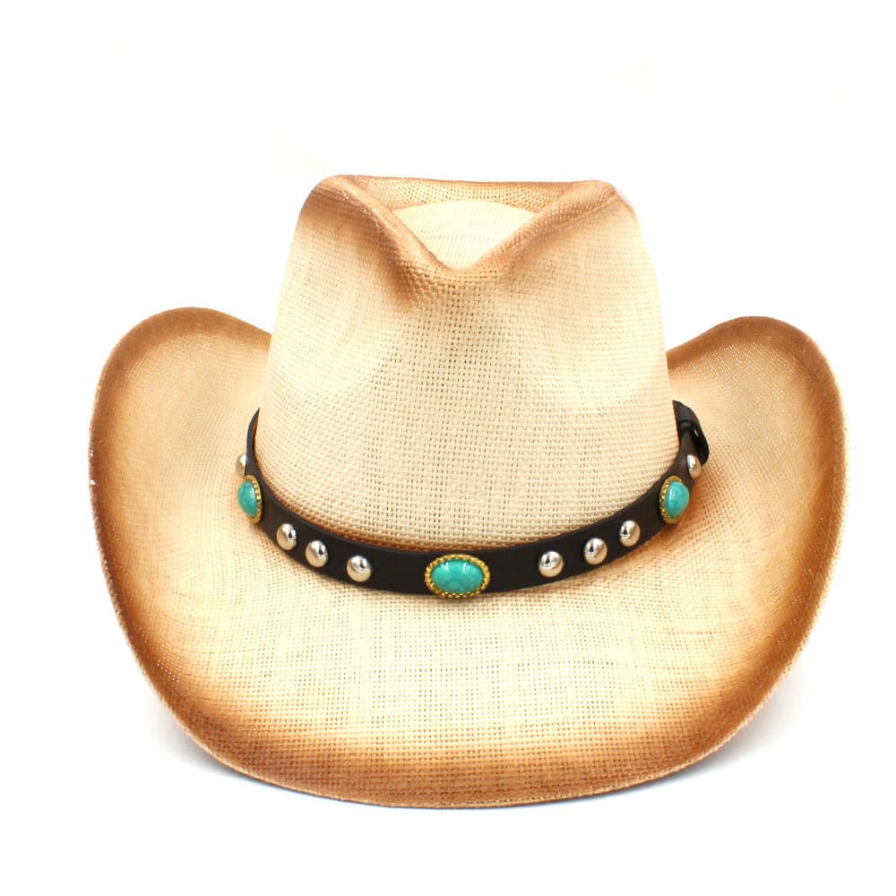 Western Straw Cowboy Hat