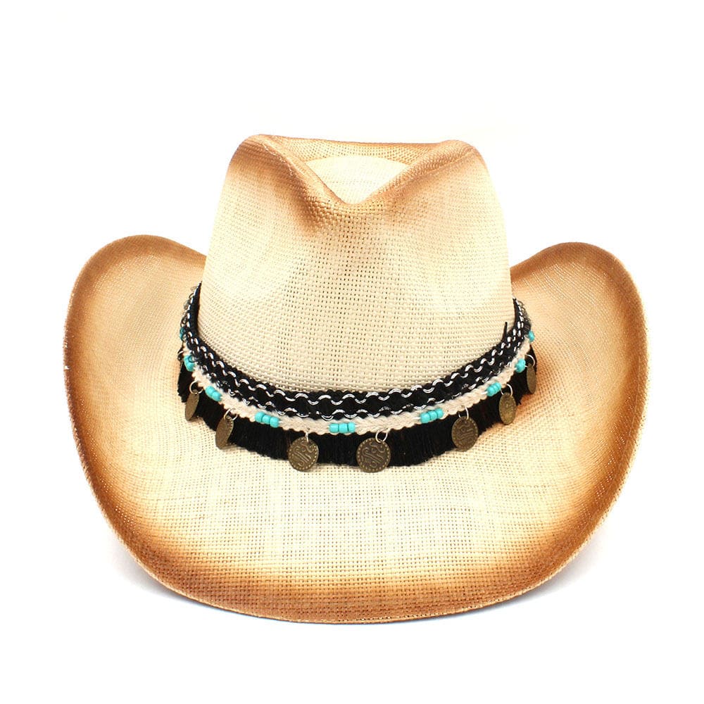 Western Straw Cowboy Hat