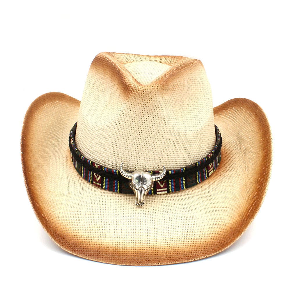 Western Straw Cowboy Hat