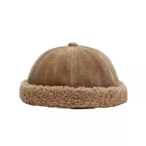 cold-protection-furry-melon-brimless-hat-cotton
