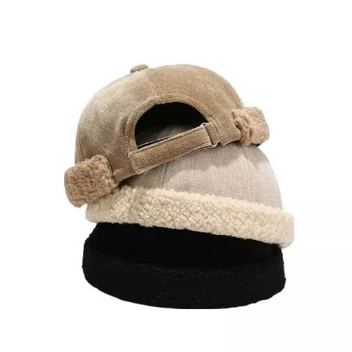 cold-protection-furry-melon-brimless-hat-cotton