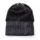 Winter Ice Striped Thick Beanie