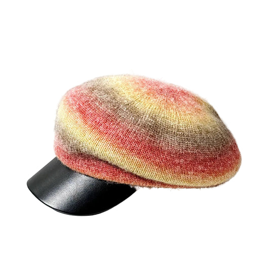 ladies-girls-french-vintage-retro-leather-hat-cap