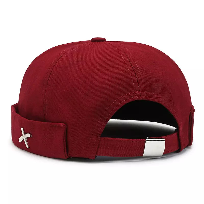 X Plain Cotton Docker Cap