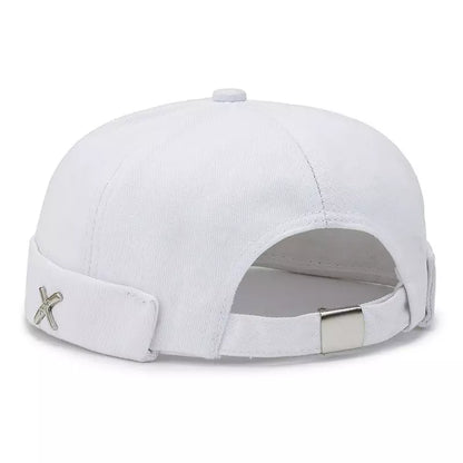 X Plain Cotton Docker Cap