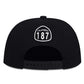 Embroidered-Plain-Black-Snapback-Cap-Back-Ghelter