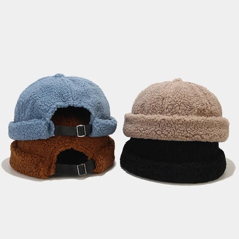 men-women-autumn-lamb-warm-furry-brimless-cotton-hat