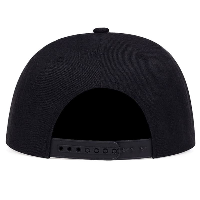 A Letter Cotton Snapback Cap