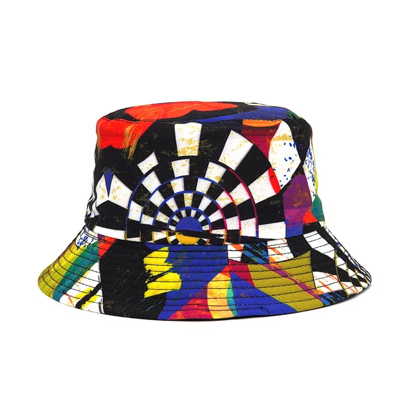 Abstract Art Fishing Bucket Hat