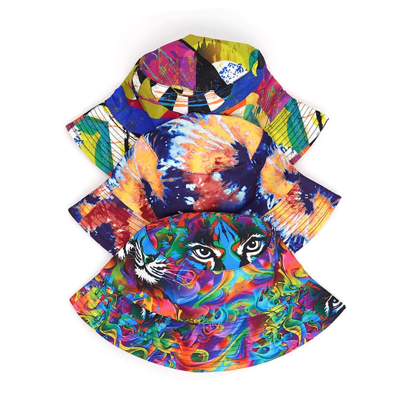 Abstract Art Fishing Bucket Hat