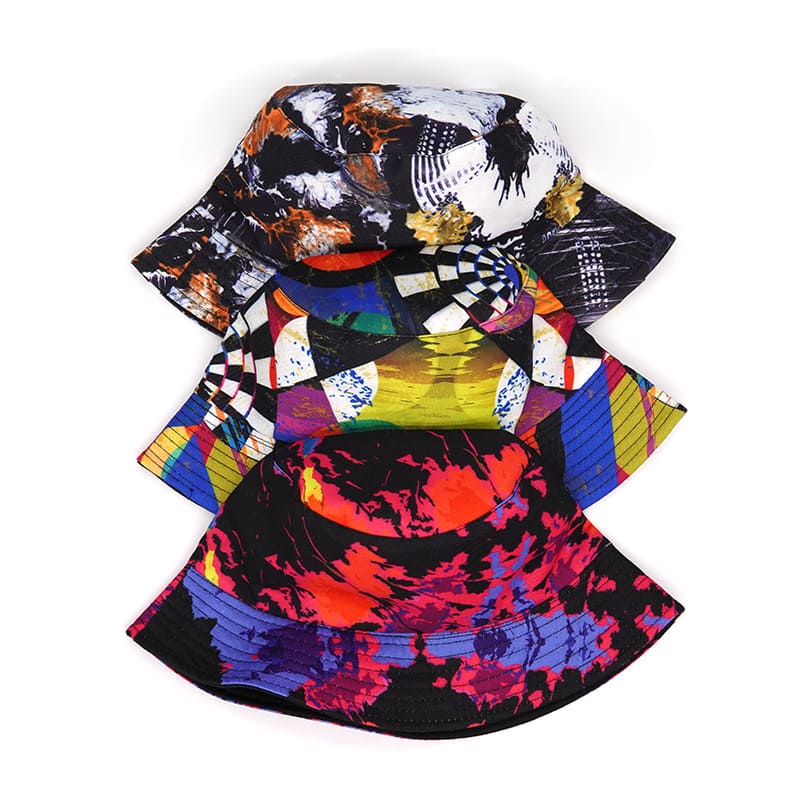 multicolor-fisherman-headwear-psychedelic-hippie-cotton