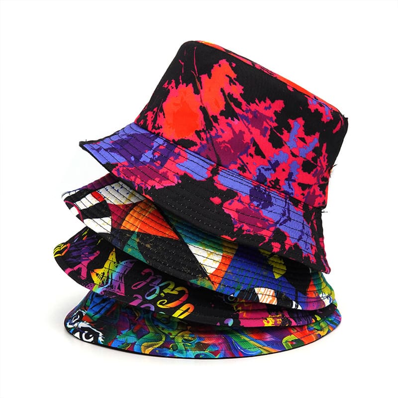 Abstract Art Fishing Bucket Hat