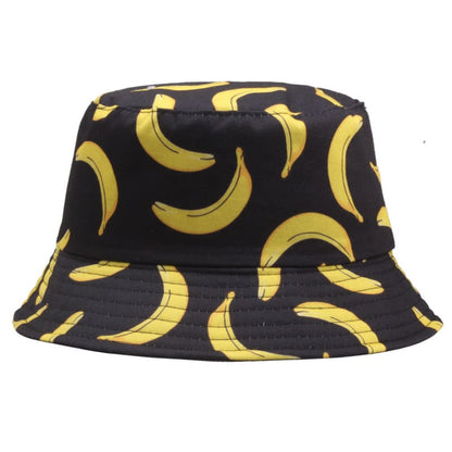 Banana Print Bucket Hat