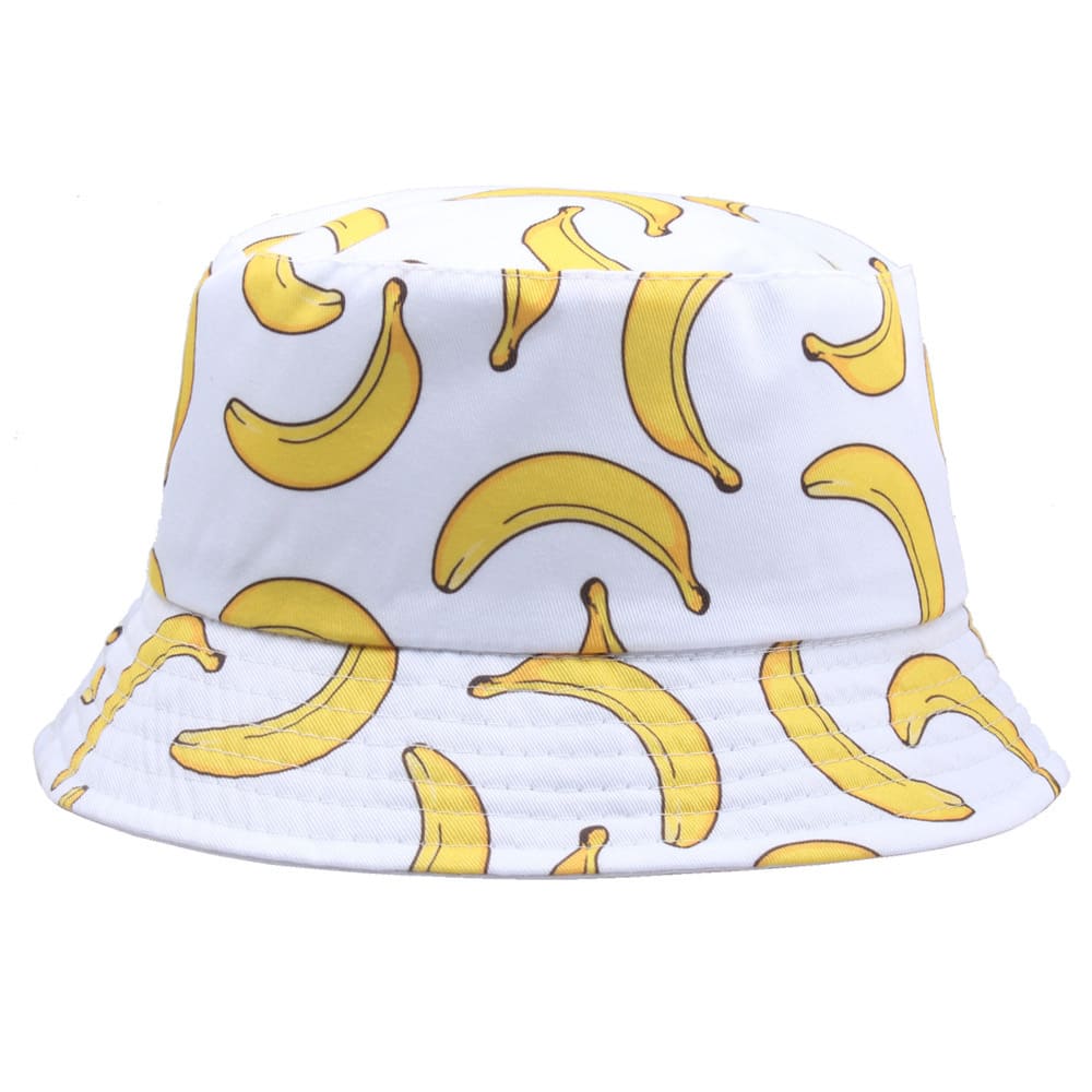 Banana Print Bucket Hat