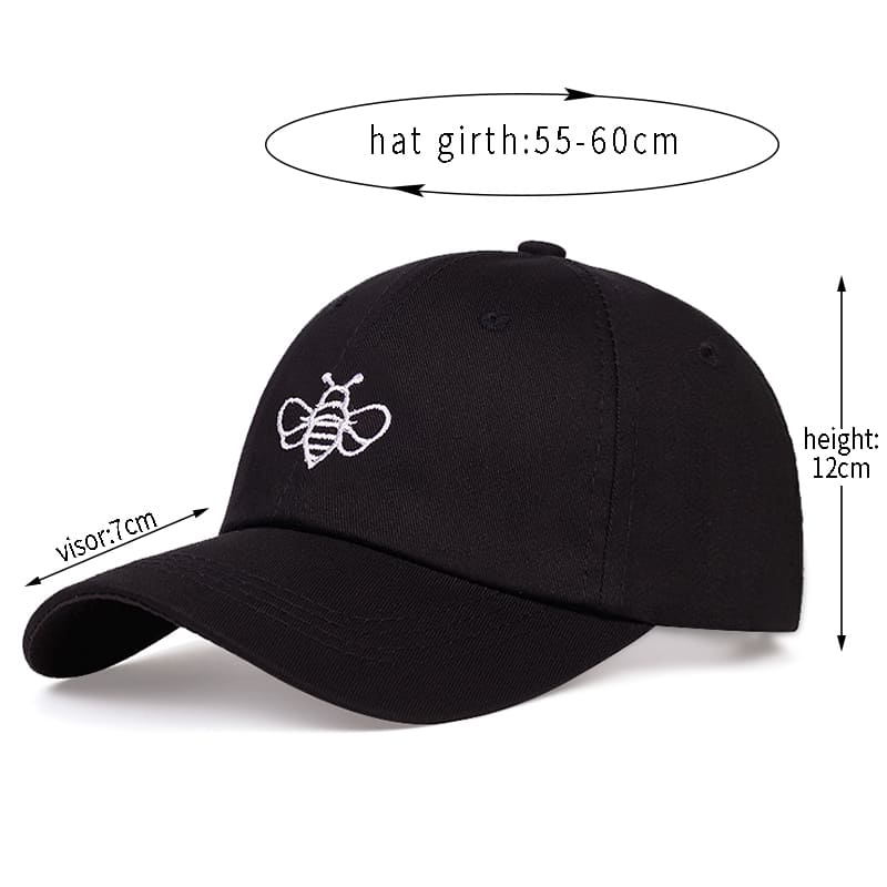 Bee Plain Cotton Baseball Cap