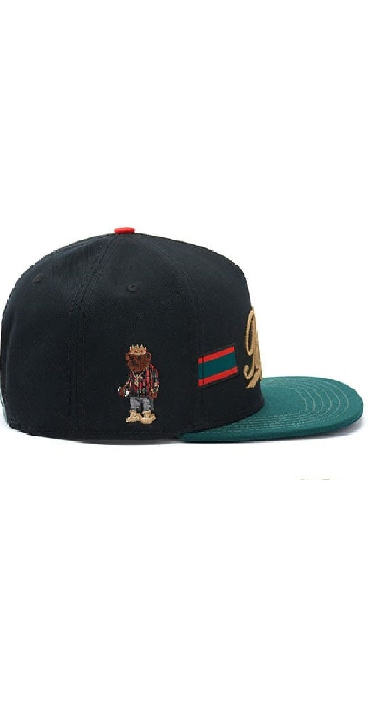 Biggie Retro Cotton Snapback Cap