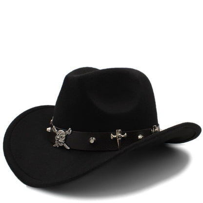 Black Pearl Wool Cowboy Hat