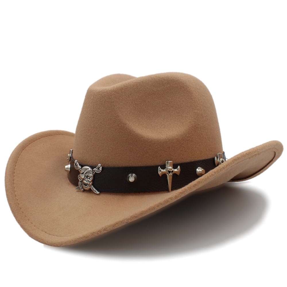 Black Pearl Wool Cowboy Hat