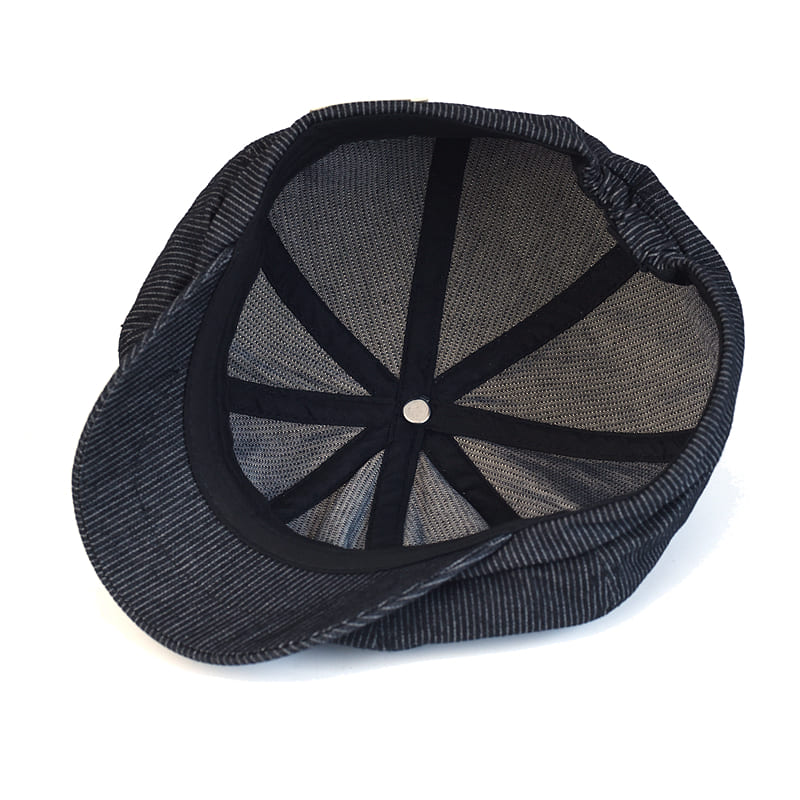 newsie-eight-panels-bakerboy-cap-Ghelter-cotton-cabbie-hat