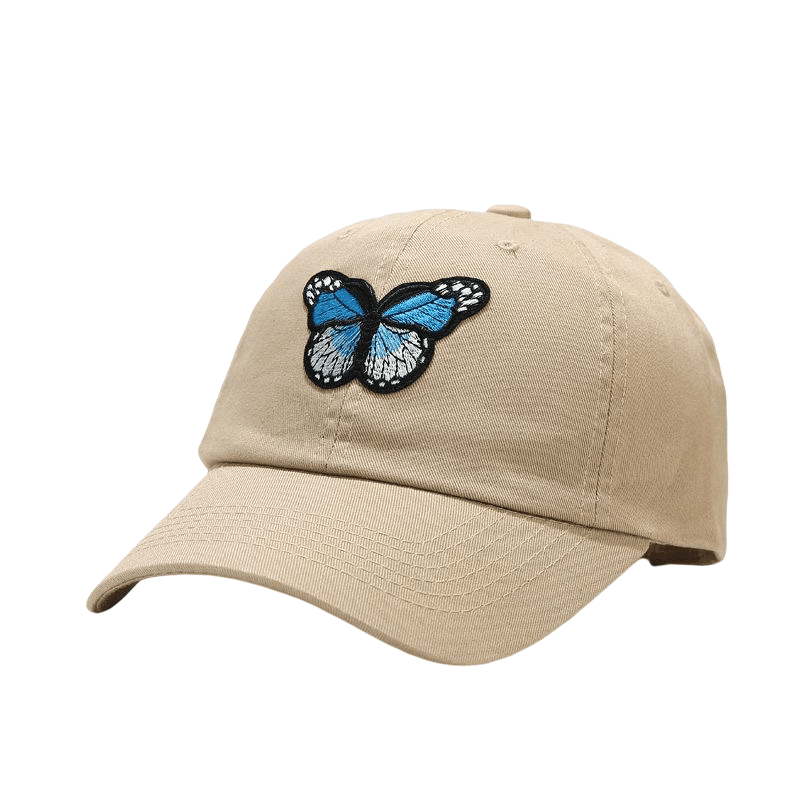 Blue Butterfly Baseball Cap