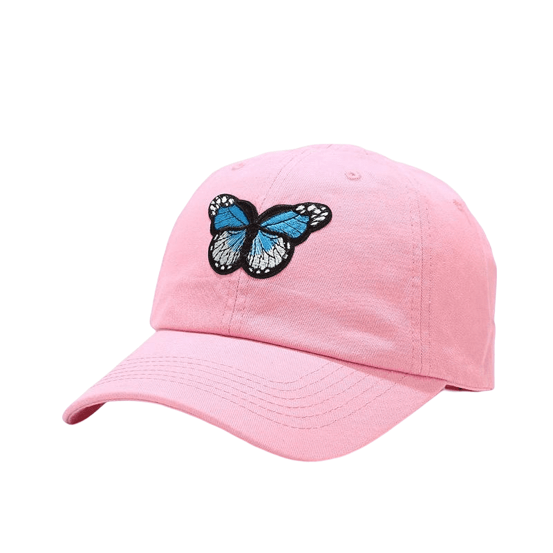 Blue Butterfly Baseball Cap