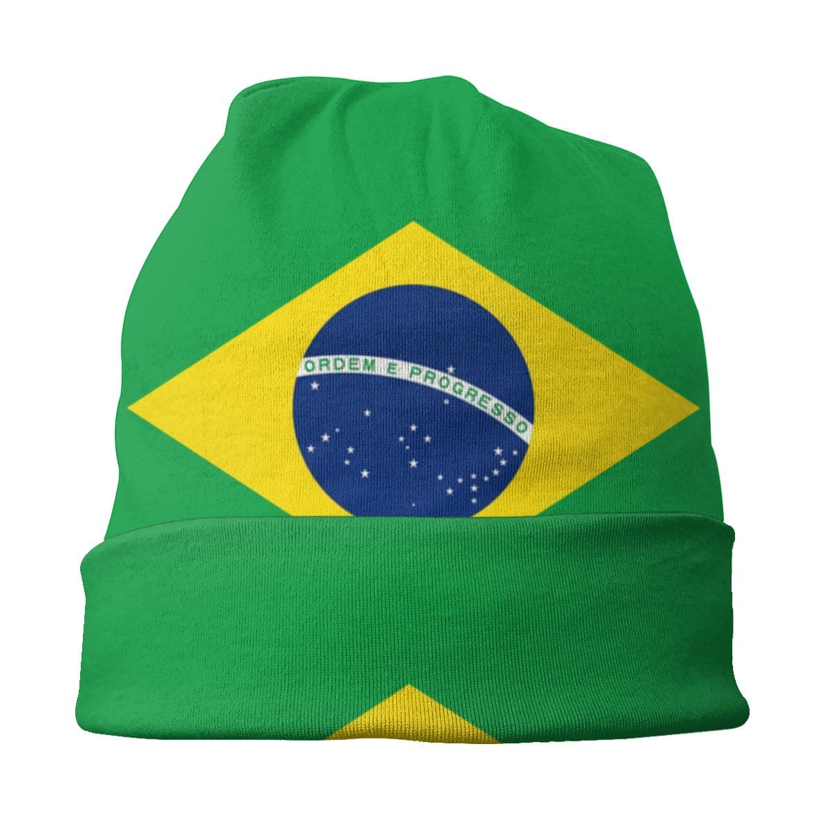 Brazil Flag Cotton Beanie