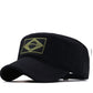 military-hat-brazilian-flag