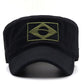 military-hat-brazilian-flag