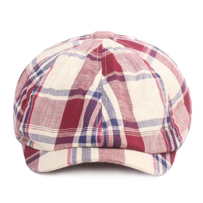 plaid-newsie-eight-panels-bakerboy-cap-Ghelter