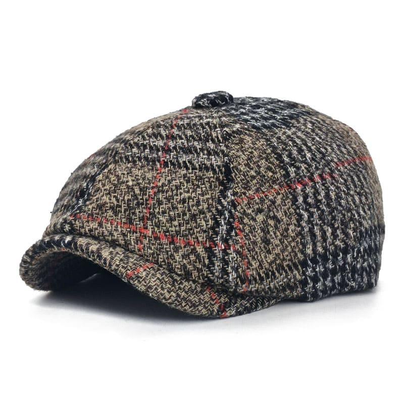 Ghelter-newsie-bakerboy-paperboy-cabbie-hat-plaid