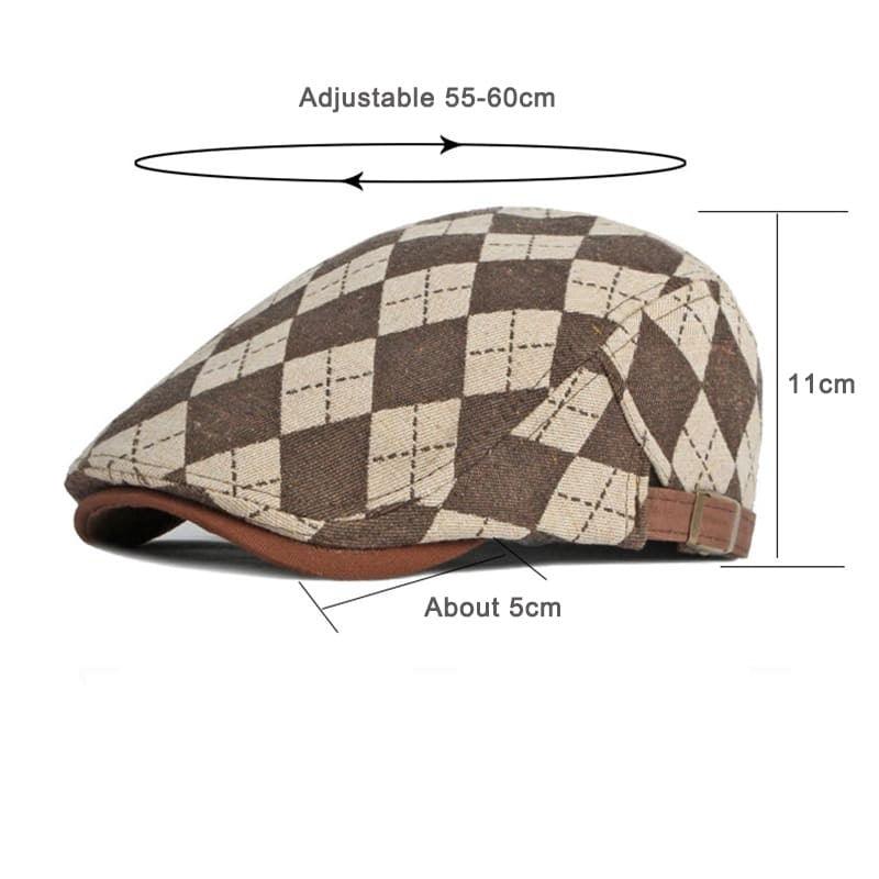 Adjustable-ivy-gatsby-cabbie-paddy-hat-retro-cotton