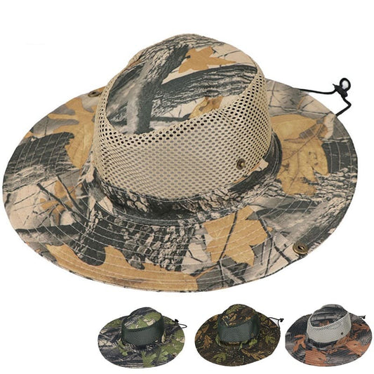 Camouflage Mesh Sun Hat