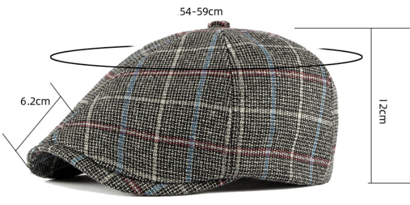 Carberry Plaid 6-Panels Cap