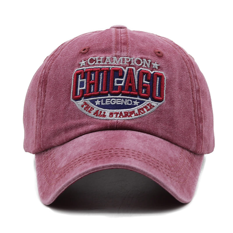 Chicago Washed Cotton Baseball Caps