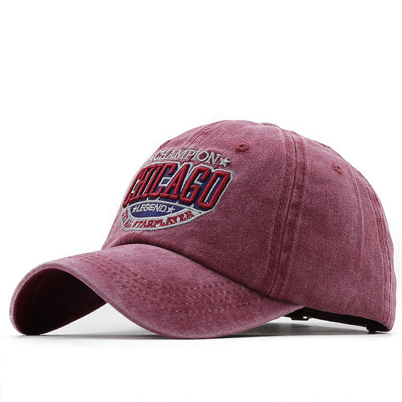 Chicago Washed Cotton Baseball Caps