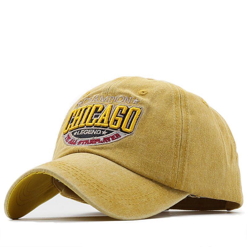 Chicago Washed Cotton Baseball Caps