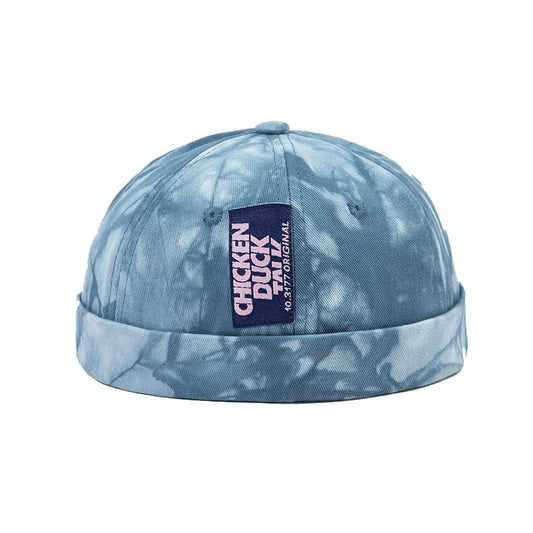 Chicken Duck Talk Tie-Dye Docker Cap