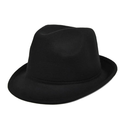 Classic Plain Felt Trilby Hat