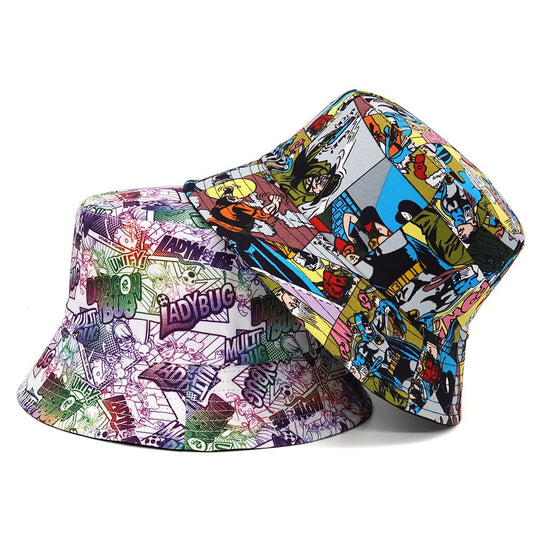 Comic Pages Reversible Bucket Hat