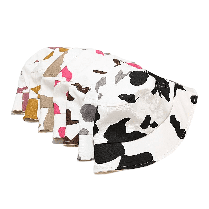 Cow Print Bucket Hat