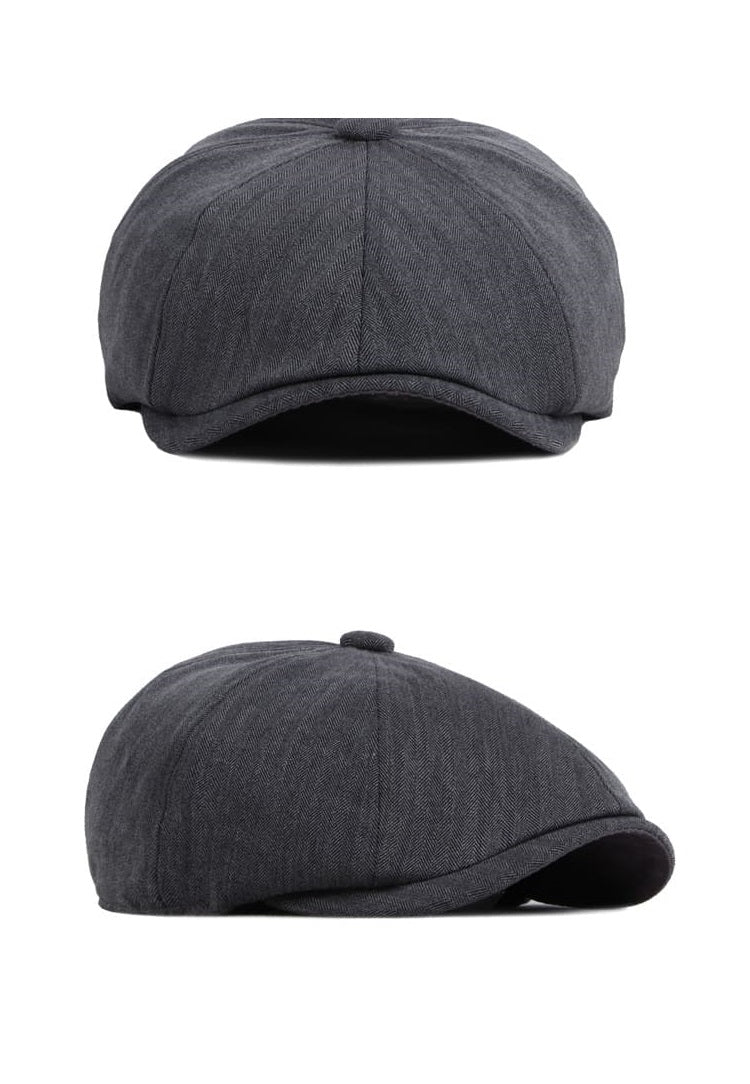 newsie-bakerboy-paperboy-cabbie-hat-ghelter-herringbone