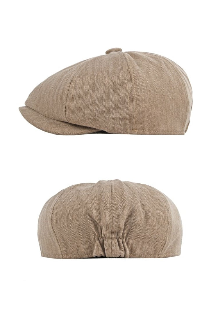 newsie-bakerboy-paperboy-cabbie-hat-ghelter-herringbone