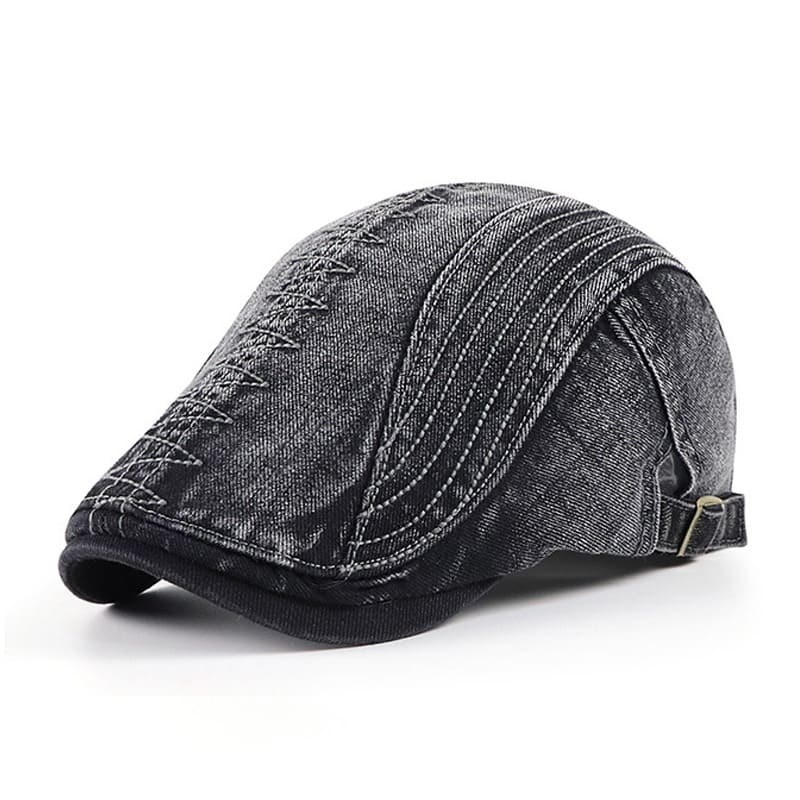 Dalton Denim Flat Cap